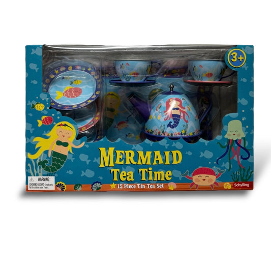 Mermaid Tin Tea set